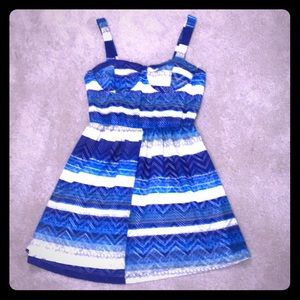 Charlotte Russe flattering blue dress!